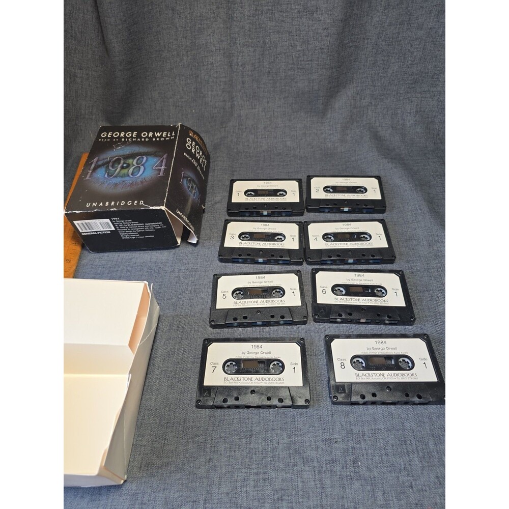 1984 George Orwell Read by Richard Brown Unabridged on 8 Cassettes